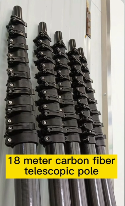 100% Carbon Fiber Telescopic Pole Carbon Fiber Flag Pole